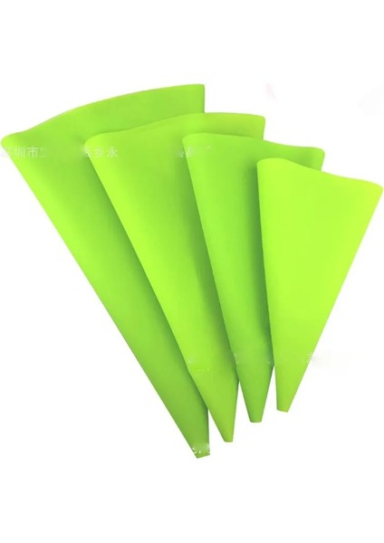 1 Adet Yeşil 10 Inç Tarzı Yeni Şekerleme Torbası Silikon Buzlanma G Krem Pasta Torbası Memesi Dıy Kek Dekorasyon Pişirme Dekorasyon Araçları Kek Fondanı Için (Yurt Dışından) fırsatları