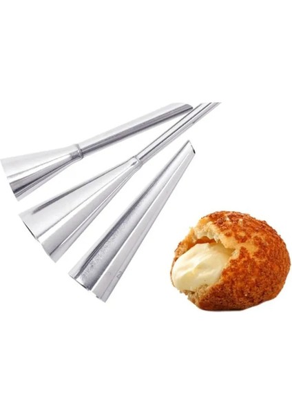 Et G Torba Nozulları Seti Paslanmaz Çelik Puf Kreması Pastacılık Için Kek Kek Dekorasyon Ipuçları G Nozullar (Yurt Dışından)