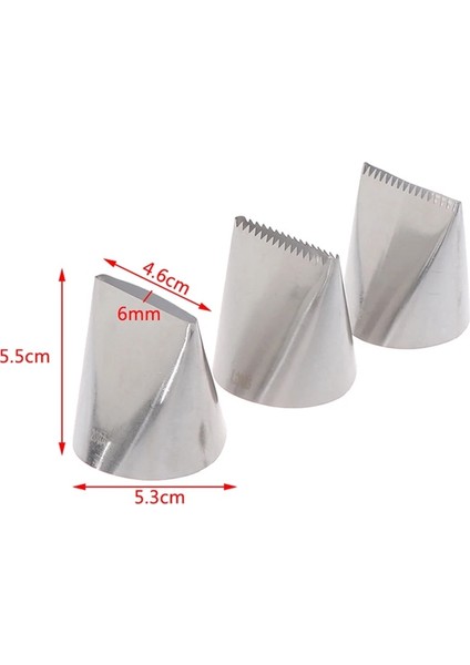 L200B Stili Paslanmaz Çelik Büyük 6mm Sepet Örgü Krem Paslanmaz Çelik Uçlar Buzlanma G Nozullar Pasta Dekoru (Yurt Dışından) fırsatları