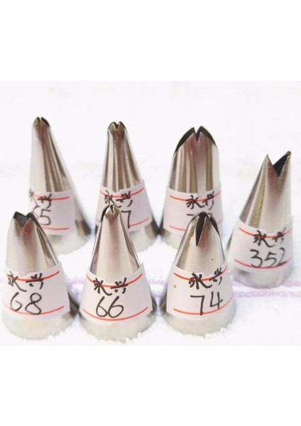 No.70 Tarzı 7 Farklı Stil Yaprakları Krem Paslanmaz Çelik Buzlanma G Nozullar Ipuçları Kek Kreması Dekorasyon Cupcake Pasta Kek Araçları (Yurt Dışından) fırsatları