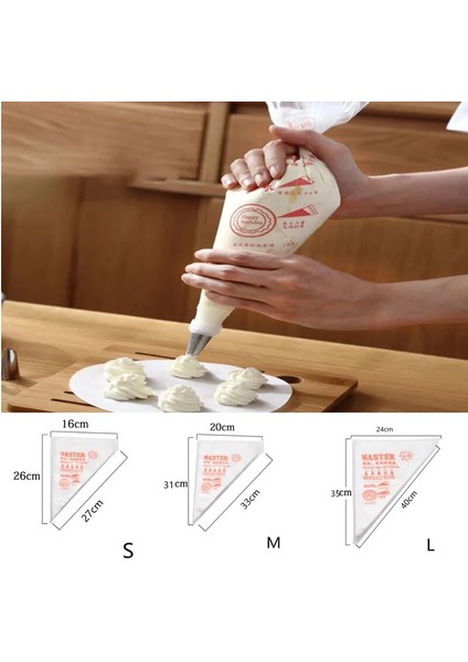 S 30 Adet Tarzı Pcs Tek Kullanımlık Pasta Torbaları Buzlanma Kek Krema Dekorasyon Mutfak Yemek Hazırlama Torbaları Fincan Kek G Pişirme Araçları (Yurt Dışından) fırsatları