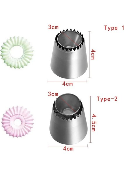 No.2 Tarzı 2019 Yeni Varış Sulta Ne Ring Kurabiye Kalıbı Pasta Nozulları Rus Nozulları Buzlanma G Nozulları Seti Kek Dekorasyon Pasta Ucu (Yurt Dışından) modelleri