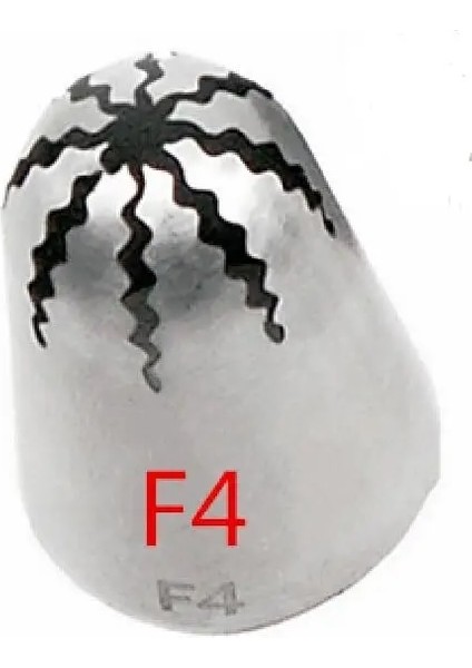 F4 Stili Ekstra Büyük Rus Pasta Nozulları Kurabiye Kek Krem Nozulları Yeniden Kullanılabilir Pasta Torbası G Torbası Için Kek Dekorasyon Araçları Spuitzak (Yurt Dışından)