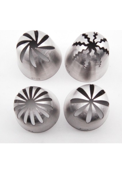 F4 Stili Ekstra Büyük Rus Pasta Nozulları Kurabiye Kek Krem Nozulları Yeniden Kullanılabilir Pasta Torbası G Torbası Için Kek Dekorasyon Araçları Spuitzak (Yurt Dışından) indirimleri