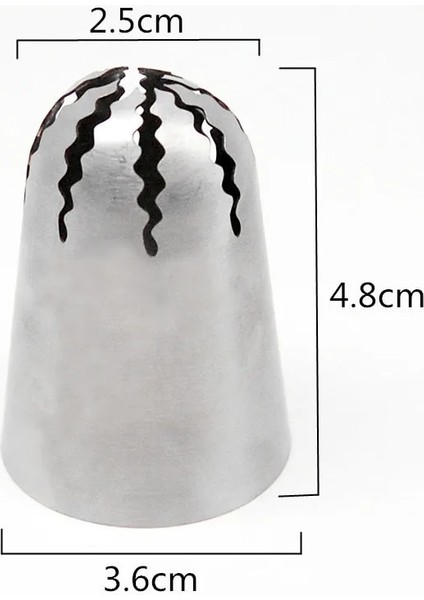 F4 Stili Adet Büyük Krem Nozullar Kek Dekorasyon Araçları Paslanmaz Çelik Kek Pasta Bakeware Mutfak Aletleri ve Aksesuarları (Yurt Dışından) indirimleri