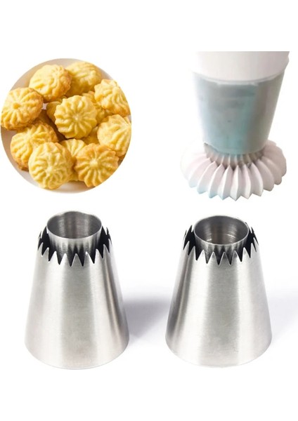 794S Stili Paslanmaz Çelik Kurabiye Pasta Buzlanma G Nozullar Çiçek Ağız Kremi Ipuçları Kek Fondan Dekorasyon Araçları Mutfak Pişirme Aletleri (Yurt Dışından) fiyatları