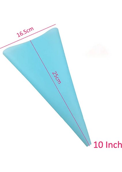 10 Inç Tarzı 1 Adet Mutfak Alet Kremalı Pasta Torbası Pişirme Aksesuarları Dıy Kek Dekorasyon Gıda Sınıfı Evatpu Yeniden Kullanılabilir G Çanta (Yurt Dışından)