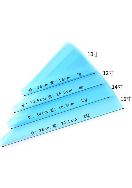 10 Inç Tarzı 1 Adet Mutfak Alet Kremalı Pasta Torbası Pişirme Aksesuarları Dıy Kek Dekorasyon Gıda Sınıfı Evatpu Yeniden Kullanılabilir G Çanta (Yurt Dışından) fırsatları