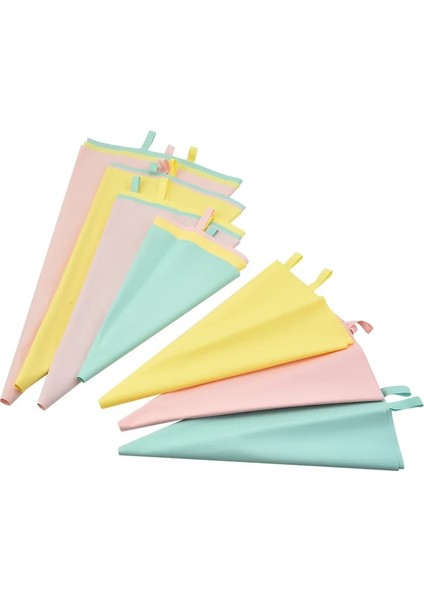 Pembe Tarzı 12 Inç 30CM Silikon Şekerleme Kremalı Pasta Torbası Pişirme Aksesuarları Dıy Kek Dekorasyon Araçları Buzlanma G Çanta Mutfak Aletleri Cupcake (Yurt Dışından) fiyatları