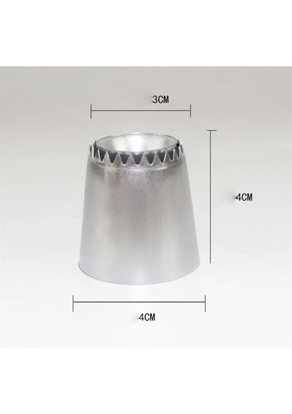 Bir Stil 2 Boyutlu Diy Nozul Paslanmaz Çelik Tatlı Kek Dekorasyon Ipuçları Mutfak Aksesuarları Çerez Bis Buzlanma G Krem Pasta Torbası (Yurt Dışından)