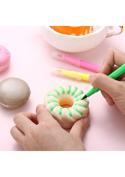 Açık Pembe Tarzı 1 Adet Yenilebilir Pigment Kalem Fırça Gıda Boyama Kalemi Çizim Bisküvi Fondan Kek Dekorasyon Araçları Kek Dıy Beraberlik Aracı (Yurt Dışından)