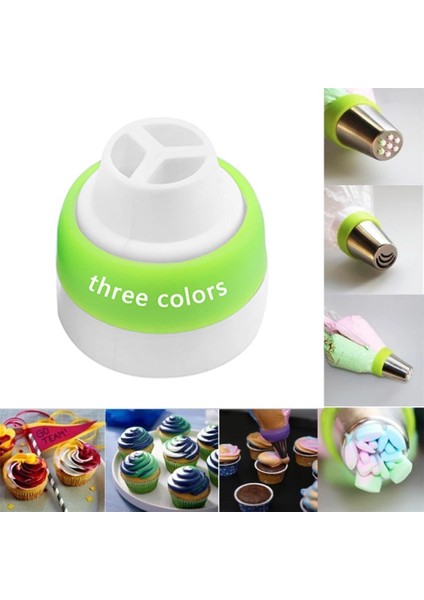 Bir Stil 3-Renk Buzlanma G Torba Rus Meme Dönüştürücü Çoğaltıcı Kek Kremalı Pasta Torbası Meme Adaptörü Cupcake Fondan Çerez (Yurt Dışından)