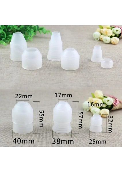 Gösterilen Stil Gibi Orta Dekorasyon Ağız Adaptörü Bağlayıcı Adaptör Buzlanma G Nozul Çanta Kek Çiçek Pasta Dekorasyon Aracı Mutfak Gereçleri Pişirme (Yurt Dışından) modelleri