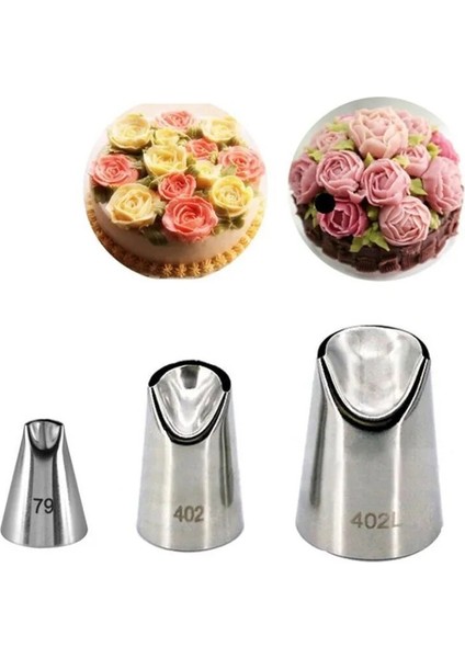 NO.402 Tarzı 3pcslot G Nozullar Kek Fondan Dekorasyon Pasta Buzlanma Ipuçları Pişirme Araçları Krizantem Çam Fıstığı Yapmak Petal Tüpler (Yurt Dışından) indirimleri
