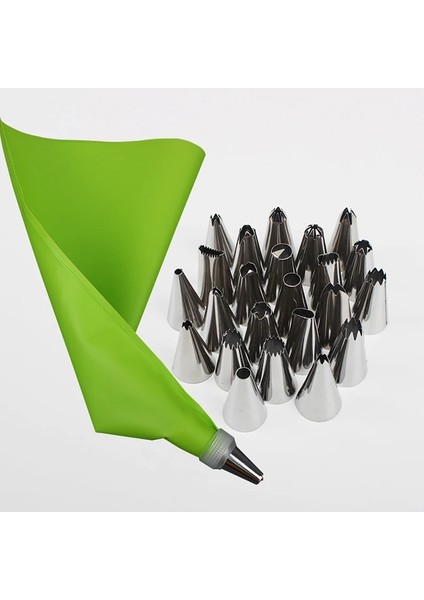 Gn Stili Pasta Süsleme Araçları Pasta Torbası Pasta Nozulları Yeniden Kullanılabilir G Torba Cep Kol Pastacılık Profesyonel (Yurt Dışından)