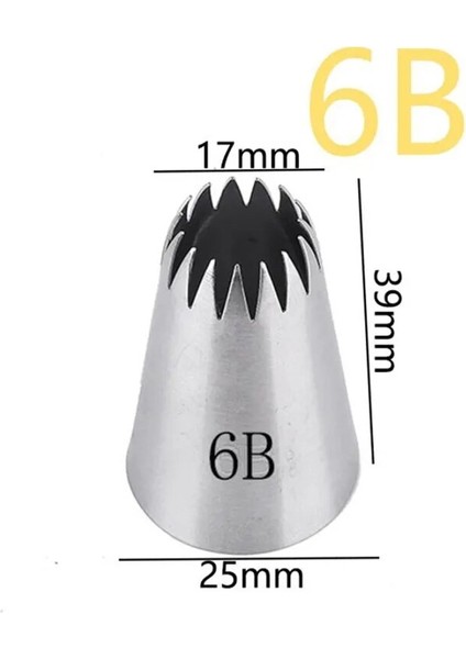 1A Stili #6B#1M#1A#2D Paslanmaz Çelik Pasta Nozul Seti Buzlanma G Nozul Pişirme Pasta Ipuçları Cupcake Kek Dekorasyon Araçları (Yurt Dışından) indirimleri