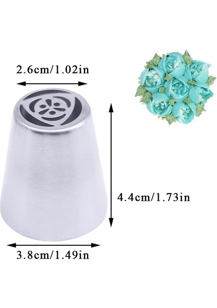 No.18 Tarzı 26 Stilleri Rus Lale Buzlanma G Nozullar Paslanmaz Çelik Yaprak Çiçek Kremi Pasta Ucu Mutfak Cupcake Kek Dekorasyon Araçları (Yurt Dışından)