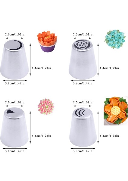 No.18 Tarzı 26 Stilleri Rus Lale Buzlanma G Nozullar Paslanmaz Çelik Yaprak Çiçek Kremi Pasta Ucu Mutfak Cupcake Kek Dekorasyon Araçları (Yurt Dışından) fırsatları