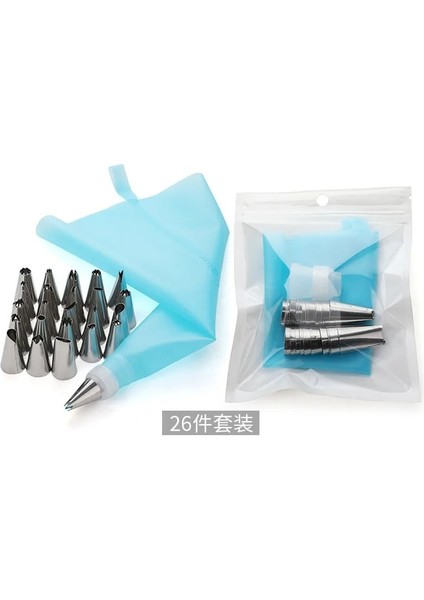 8 Adet Beyaz Stil Et Silikon Pasta Torbası Ipuçları Mutfak Dıy Kek Buzlanma G Kremalı Kek Dekorasyon Araçları Yeniden Kullanılabilir Pasta Torbaları + 24 Nozul (Yurt Dışından) fırsatları