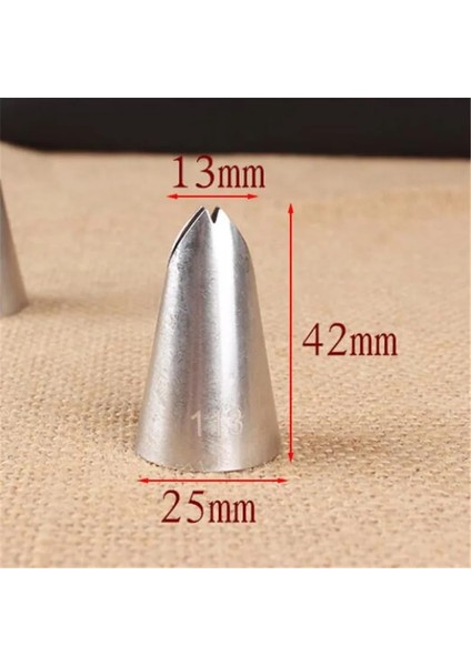 #113 Orta Yaprak Ipuçları Paslanmaz Çelik Buzlanma G Nozullar Kek Dekorasyon Pasta Ucu Setleri Cupcake Araçları Tatlı Dekoratör (Yurt Dışından) fiyatları