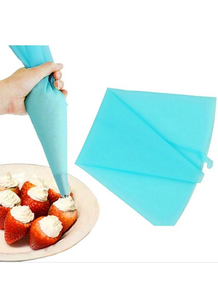 Ordu Yeşili Tarzı Et Silikon Buzlanma G Kremalı Pasta Torbası + 6 Paslanmaz Çelik Kek Nozulu Dıy Kek Dekorasyon Ipuçları Fondan Pasta Araçları (Yurt Dışından)