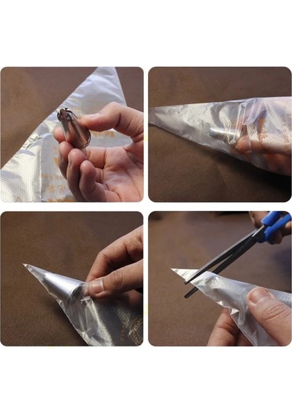 Bej Tarzı Tek Kullanımlık G Torba Buzlanma Memesi Fondan Kek Dekorasyon Pasta Buzlanma Nozulları Küçük Büyük Boy Kek Alet Çantası 2021 (Yurt Dışından) indirimleri