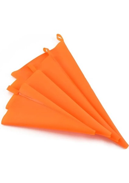 16 Inç Tarzı Yeniden Kullanılabilir Silikon Pasta Torbası G Kek Dekorasyon Araçları Dıy Cupcake Yeni Pasta Torbaları Mutfak Kek Pasta Malzemeleri Kırmızı Turuncu (Yurt Dışından) fiyatları