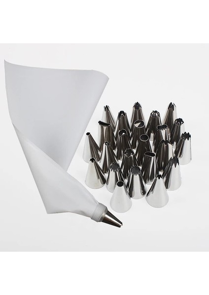 Kt Stili Pasta Süsleme Araçları Pasta Torbası Pasta Nozulları Yeniden Kullanılabilir G Torba Cep Kol Pastacılık Profesyonel (Yurt Dışından)