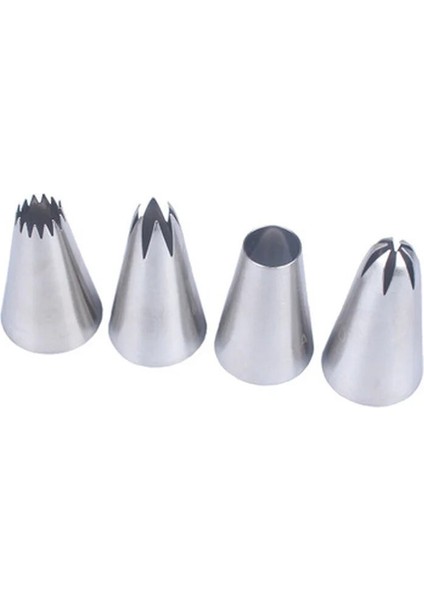 1A Stili 4 Stksset Gül Böreği Nozulları Pasta Süsleme Gereedschap Bloem Buzlanma G Nozul Kremalı Cupcake Uçları Bakken Aksesuarları (Yurt Dışından) modelleri