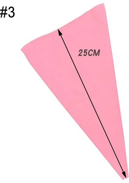 Pembe 25CM Tarzı 1 Adet Şekerleme Çantası Yeniden Kullanılabilir Silikon Pasta Torbası Buzlanma G Kek Cupcake Dekorasyon Araçları Mutfak Aksesuarları Dıy Kek Araçları (Yurt Dışından)
