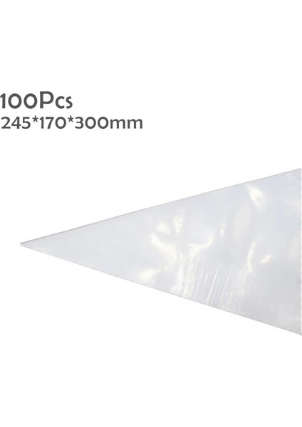 245X170X300MM-100PCS Tarzı Kek Tek Kullanımlık G Torba Cupcake Pasta Torbası Buzlanma Memesi Fondan Kek Dekorasyon Pasta Ipuçları Aracı Mutfak Kek Araçları Pc (Yurt Dışından)