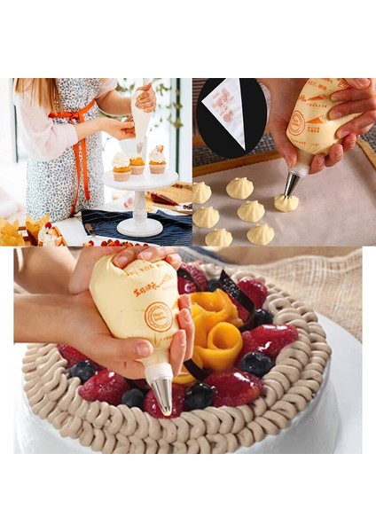 245X170X300MM-100PCS Tarzı Kek Tek Kullanımlık G Torba Cupcake Pasta Torbası Buzlanma Memesi Fondan Kek Dekorasyon Pasta Ipuçları Aracı Mutfak Kek Araçları Pc (Yurt Dışından) indirimleri