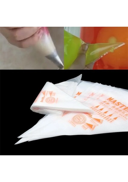 20 Adet Tarzı Gıda Sınıfı Plastik Tek Kullanımlık G Torba Buzlanma Memesi Fondan Kek Dekorasyon Pasta Kek Ipuçları Araçları (Yurt Dışından) fiyatları