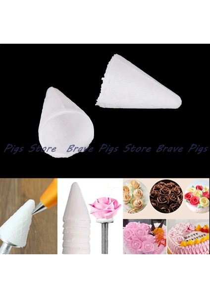 L 80 Adet Tarzı Ack Mutfak Yapışkan Pirinç Kek Yenilebilir Bakeware Araçları Kek Gül Çiçek G Tatlı Dekoratörleri Araçları (Yurt Dışından)