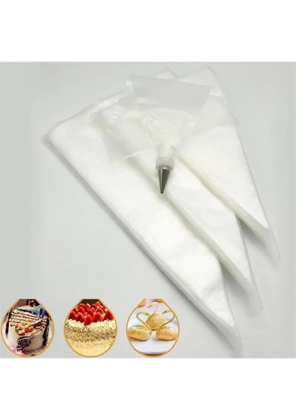 Stili Temizle S 25X18X28CM Tek Kullanımlık Torba Pasta Poşeti Buzlanma G Fondan Kek Kremalı Poşet Cupcake Süsleme Aletleri Kek Nozulları Pasta Poşetleri (Yurt Dışından) fiyatları