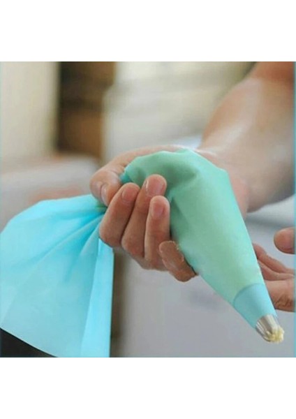 Xl Tarzı Yeniden Kullanılabilir Silikon Pasta Torbası Çevre Dostu Buzlanma G Torbaları Kremalı Kek Fırında Süsleme 5 Boy (Yurt Dışından) fırsatları