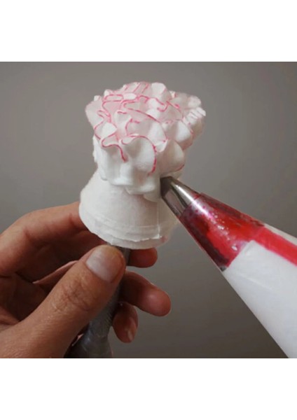 Ben - 1 Adet Tarzı 1 Adet Gül Çiçek Alüminyum Pasta Ipuçları Kek Memesi Cupcake Şeker Zanaat Dondurma G Dekorasyon Sopa Pasta Pişirme Araçları (Yurt Dışından) modelleri