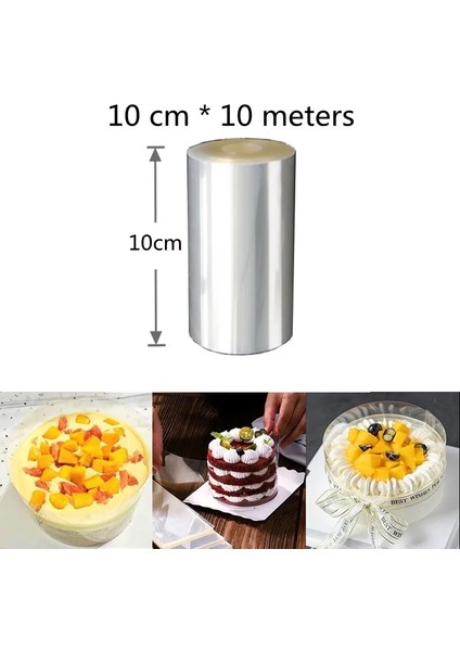10CM x 10 Metre Stili Pcs Tek Kullanımlık Pasta Torbaları Buzlanma Kek Krema Dekorasyon Mutfak Yemek Hazırlama Torbaları Fincan Kek G Pişirme Araçları (Yurt Dışından)