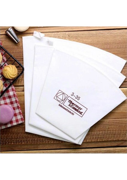 BOYUT23X40CM Tarzı Zes Yeniden Kullanılabilir Pamuklu Pasta Torbası Buzlanma Için G Kalınlaşmak Kek Krema Dekorasyon Aracı Mutfak Çerez Bakeware (Yurt Dışından) fiyatları