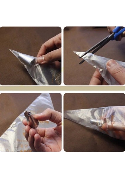 10PCSL Tarzı Pcs Tek Kullanımlık Pasta Torbası Buzlanma G Kek Pasta Kek Dekorasyon Çantaları Fondan Kremalı Pasta Pişirme Aracı Temizle (Yurt Dışından) fırsatları