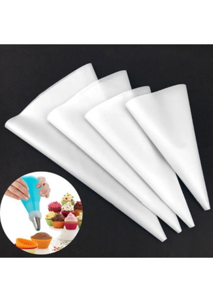 4 Adet Yeşil Stil Şekerleme Torbası Yeniden Kullanılabilir Silikon Pasta Torbası Buzlanma G Kek Cupcake Dekorasyon Araçları Mutfak Aksesuarları Dıy Kek Araçları (Yurt Dışından) fırsatları