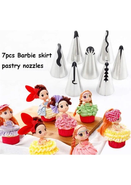 7 Adet Set 1 Stil Et Düğün Rus Nozulları Pasta Puf Etek Buzlanma G Nozullar Pasta Dekorasyon Ipuçları Kek Cupcake Dekoratör Aracı (Yurt Dışından) fırsatları