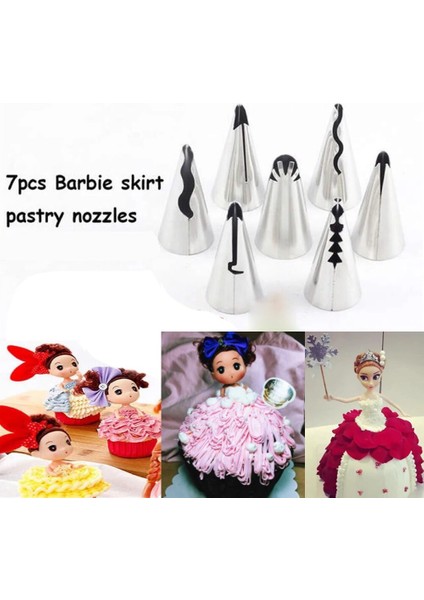 7 Adet Set 1 Stil Et Düğün Rus Nozulları Pasta Puf Etek Buzlanma G Nozullar Pasta Dekorasyon Ipuçları Kek Cupcake Dekoratör Aracı (Yurt Dışından) indirimleri