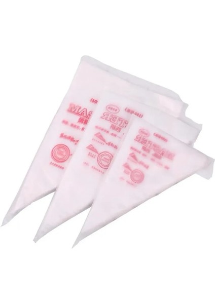 M Tarzı Tek Kullanımlık Pastacılık Torbası Şeffaf Buzlanma Fondan Kek Kreması Dekorasyon Memeleri Bakeware Pasta Ucu Araçları Üst Sınıf (Yurt Dışından) fiyatları