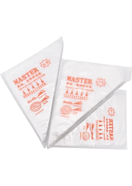 M Tarzı Tek Kullanımlık Pastacılık Torbası Şeffaf Buzlanma Fondan Kek Kreması Dekorasyon Memeleri Bakeware Pasta Ucu Araçları Üst Sınıf (Yurt Dışından) fırsatları