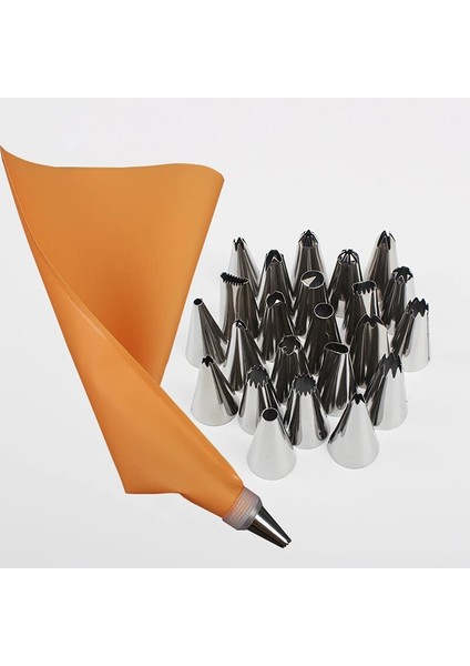 Veya Stil Pasta Süsleme Araçları Pasta Torbası Pasta Nozulları Yeniden Kullanılabilir G Torba Cep Kol Pastacılık Profesyonel (Yurt Dışından)