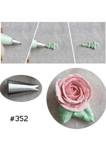 No.74 Tarzı 7 Farklı Stil Yaprakları Krem Paslanmaz Çelik Buzlanma G Nozullar Ipuçları Kek Kreması Dekorasyon Cupcake Pasta Kek Araçları (Yurt Dışından) fiyatları