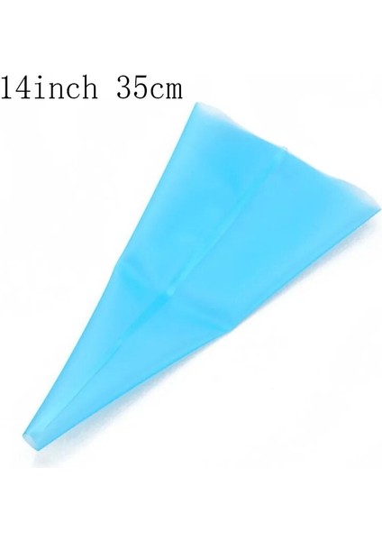 Mavi 14 Inç 35CM Tarzı Licone Tpu Krem Pasta Torbası Rus Meme Ipuçları Için Pişirme Dıy Kek Dekorasyon Gıda Sınıfı Yeniden Kullanılabilir G Çanta (Yurt Dışından)