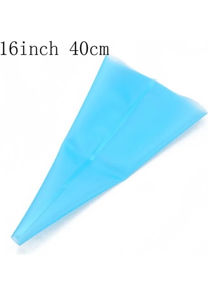 L 16 Inç Tarzı 3 Boyutları Silikon Buzlanma G Krem Pasta Torbası Yeniden Kullanılabilir Dıy Şekerleme Çantası Kek Dekorasyon Pişirme Araçları Mutfak Aksesuarları (Yurt Dışından)