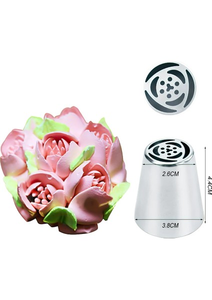 No.7 Tarzı 1 Adet Rus Lale Buzlanma G Nozullar Paslanmaz Çelik Çiçek Krema Pasta Ipuçları Nozullar Cupcake Kek Dekorasyon Araçları (Yurt Dışından) modelleri